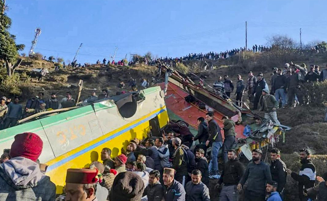 Nine killed, around 40 injured as private bus falls into 500-feet deep gorge in Himachal's Sirmaur
