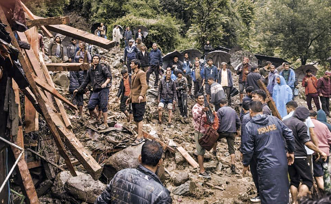 Cloudburst: Rescue operation underway to trace 45 missing people