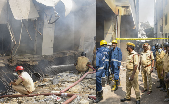 Five killed in fire at furniture shop building in Hyderabad