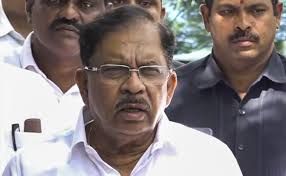 Home Minister Parameshwara blames BJP for CM's gesture towards police officer