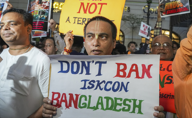 Stop atrocities on Hindus immediately, release ISKCON monk from jail: RSS to Bangladesh interim govt