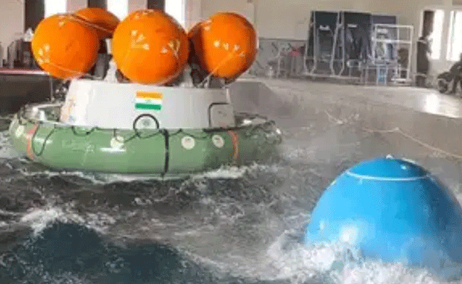 Gaganyaan mission: ISRO, Navy carry out crew module recovery trials