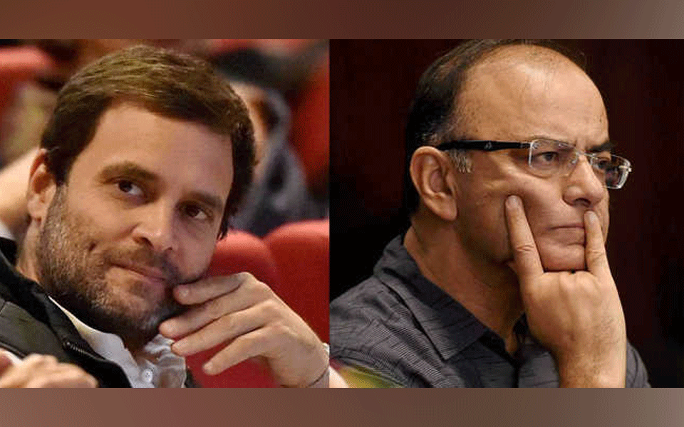 How about JPC on Rafale, Rahul asks Jaitley