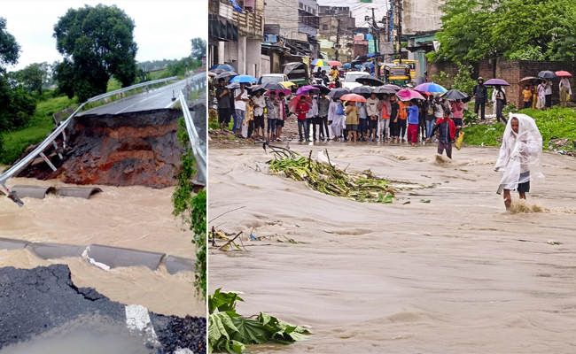 Incessant rains wash away road diversions, uproot trees, damage houses in Jharkhand