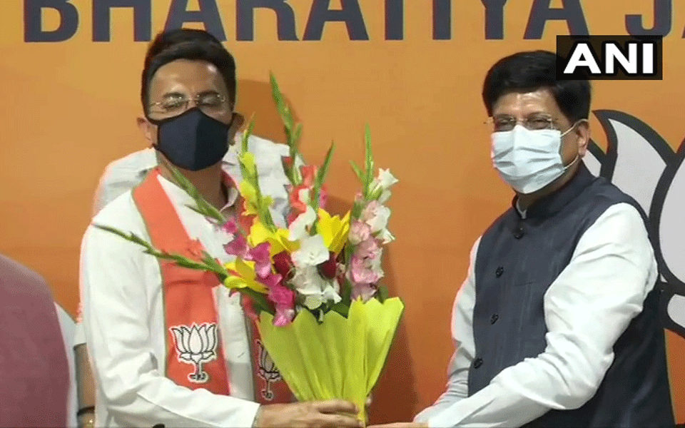 Congress leader Jitin Prasada joins BJP