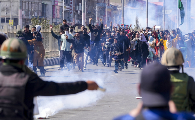 14 injured as J-K protests Khamenei's killing; several curbs imposed to maintain order