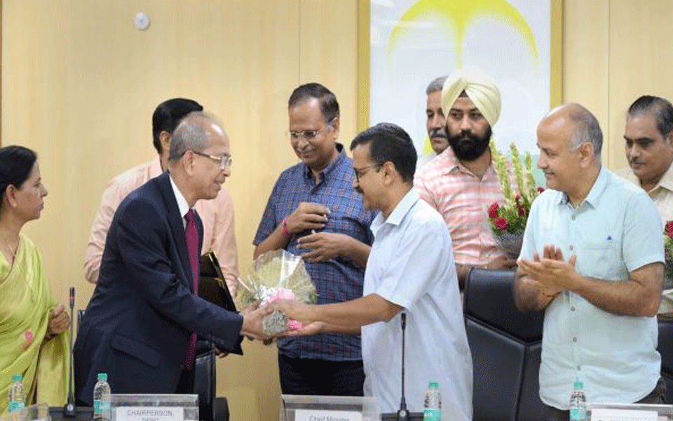 Justice Chauhan sworn-in as new DERC Chairman