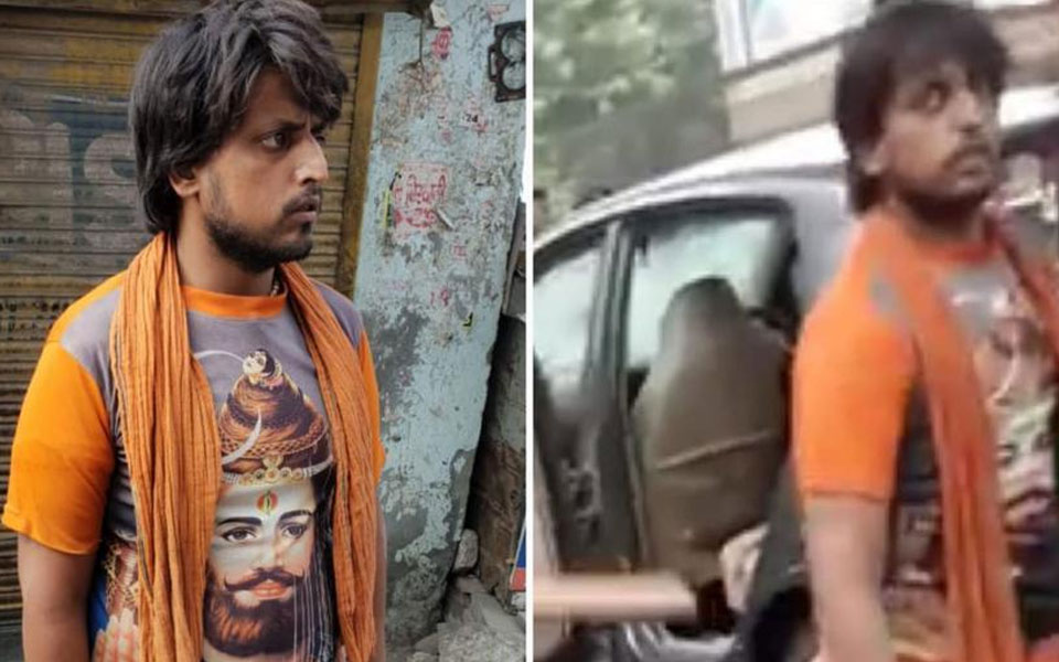Kanwariya held for vandalizing car in Delhi