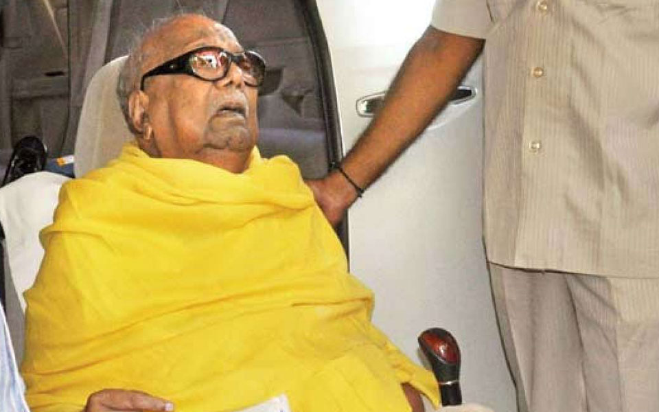 Karunanidhi's condition continues to be stable