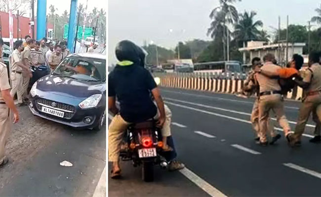 ‘Treated like criminal’: Video of police action on man questioning collection at Arikady toll viral