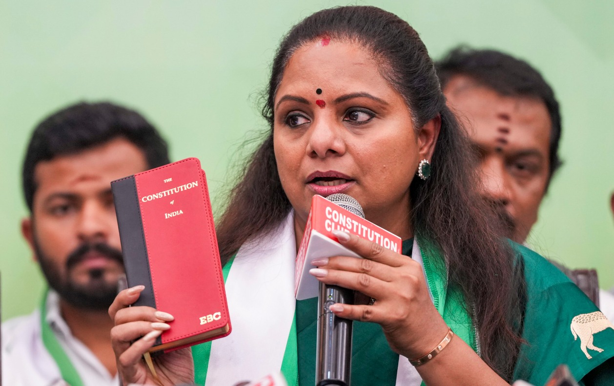 Suspended BRS leader Kavitha announces quitting party, MLC post