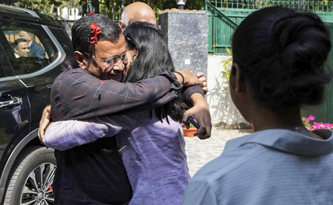 'Biggest political conspiracy': teary Arvind Kejriwal after court discharge in liquor policy case