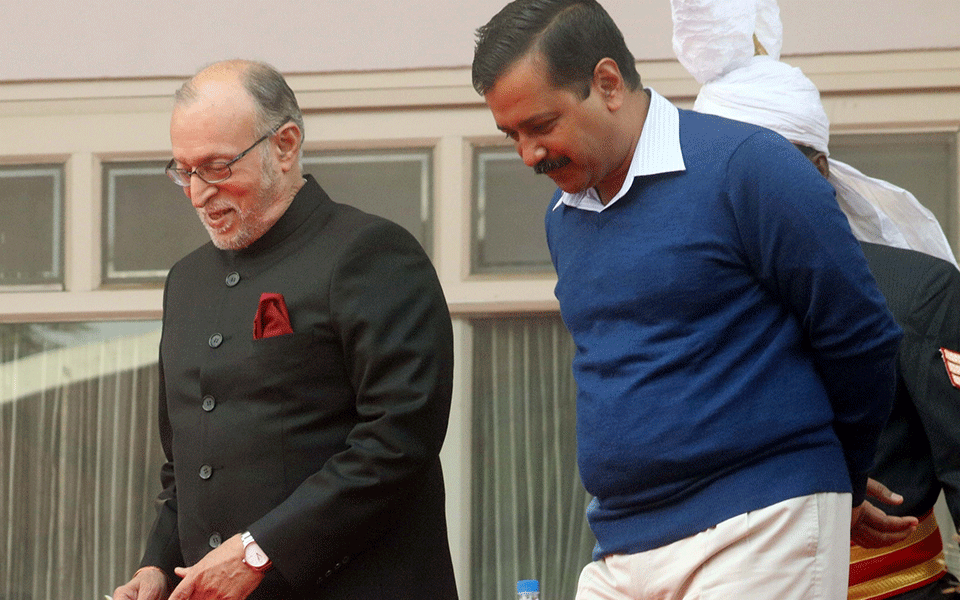 Kejriwal, Baijal spar again