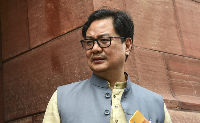 Congress distorting Shah's remarks on Ambedkar: Kiren Rijiju