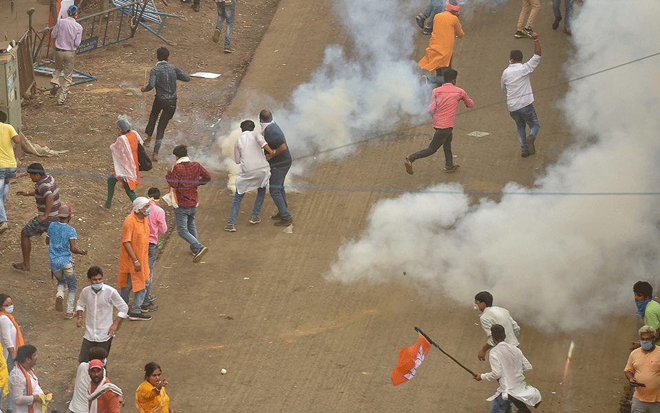Violent protests erupt in Kolkata, Howrah during BJP's secretariat march