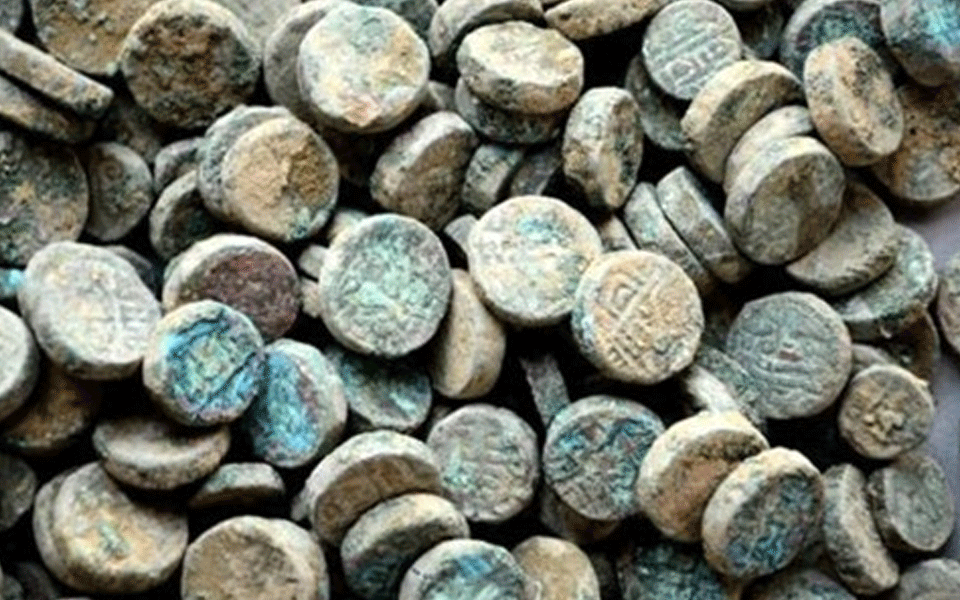 254 copper coins of medieval era discovered at Khirki mosque