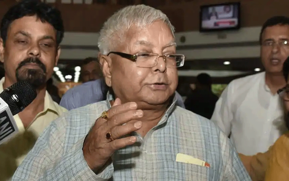 Non-BJP leaders will be jailed before 2019 election: Lalu