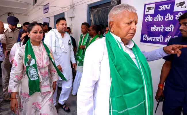 It's Lalu Prasad Yadav vs Rohini Acharya in Bihar's Saran LS seat