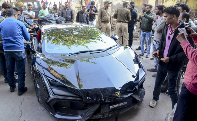 UP businessman's son ploughs speeding Lamborghini into people in Kanpur; six injured