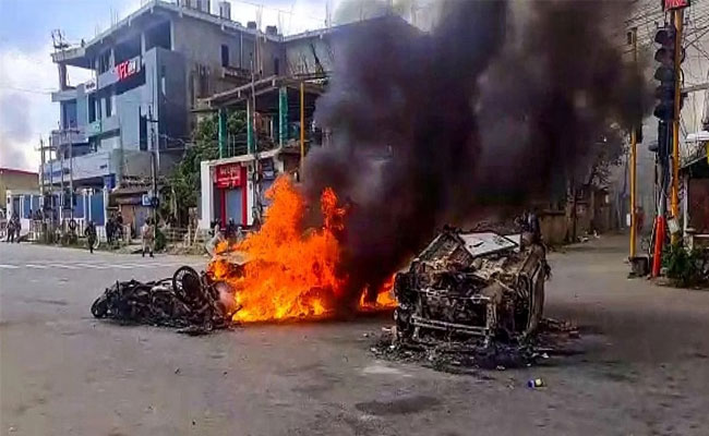 Mother, injured son among 3 killed after ambulance set on fire in Manipur