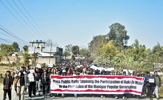 Manipur: Churachandpur limps back to normalcy after two days of protests