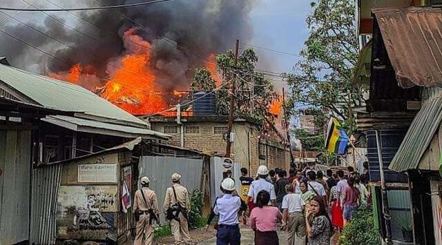 Shutdown affects life as Manipur mourns those killed in ethnic violence on two years of conflict