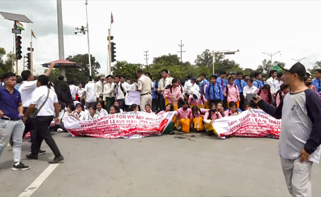 Prohibitory orders imposed in three Manipur districts following student protests