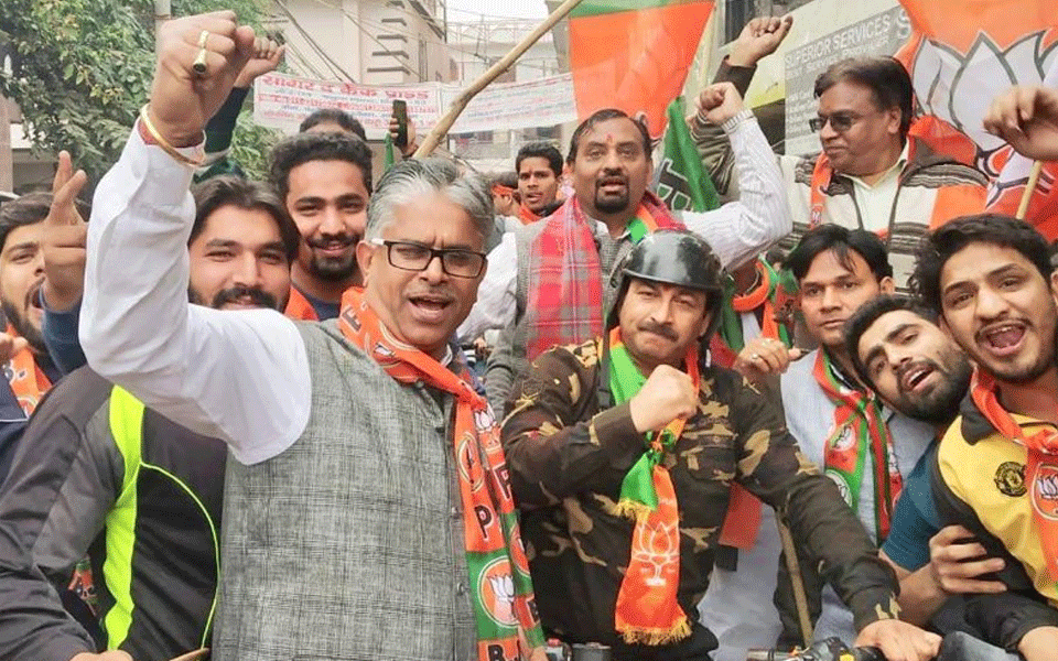 Delhi BJP chief Manoj Tiwari dons military fatigues at party rally, draws flak