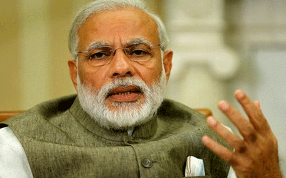 Those opposing developmental projects have terror links: Modi