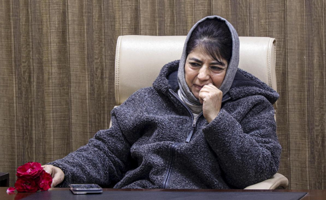 BJP leaders welcomed Middle East Sheikhs but watched Sufi shrine vandalism with glee: Mehbooba