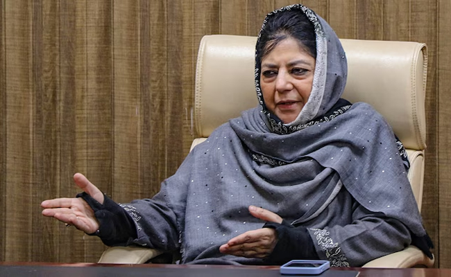 Mehbooba seeks release of people arrested for 'peaceful' protests against Khamenei's killing