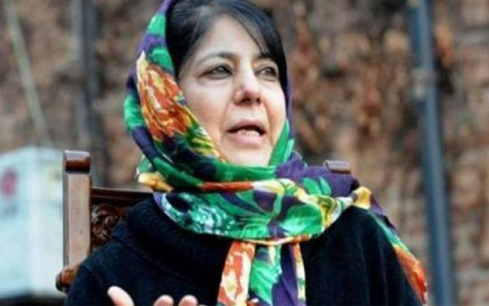 Muscular policy won't work in Kashmir, says Mehbooba