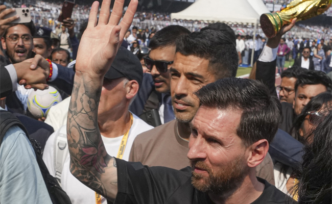 BJP's Suvendu urges Bengal Guv to order independent judicial inquiry into Messi event fiasco