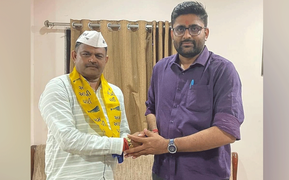 Gujarat polls: Denied ticket by BJP, two-time MLA joins AAP