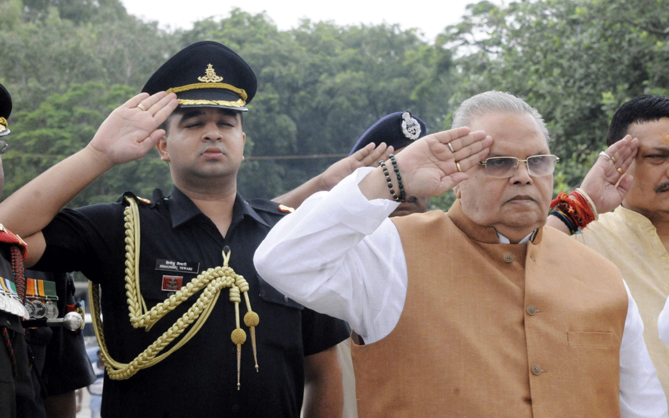 Malik takes oath as J&K Governor, Vohra skips ceremony