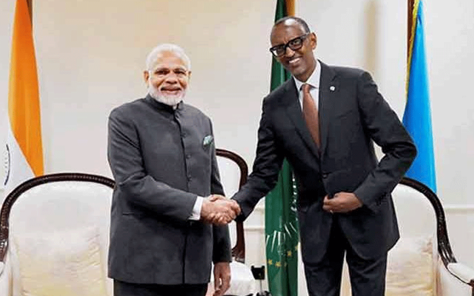 India, Rwanda review bilateral ties, sign 8 MoUs