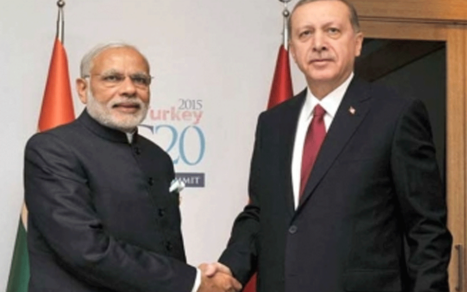 Modi meets Turkish President