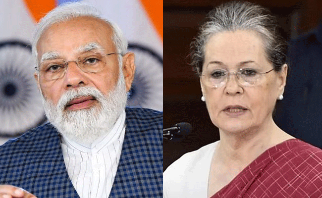 PM Modi greets Sonia Gandhi on birthday