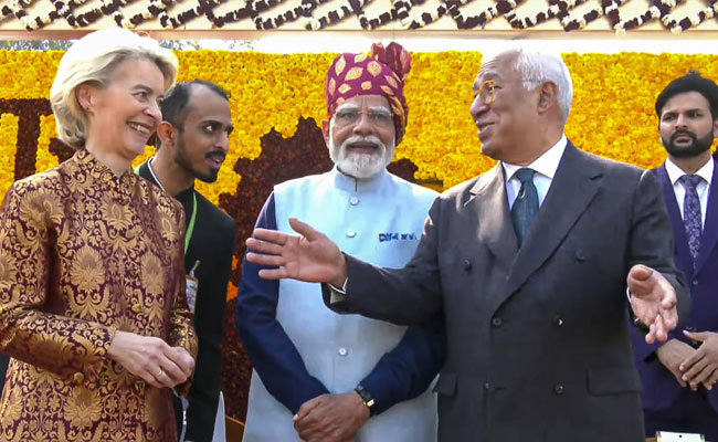 Top EU leaders witness India's grand Republic Day parade