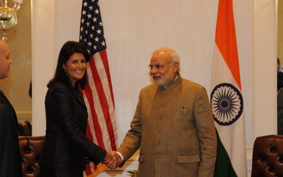 Haley, Modi discuss India-US cooperation, counter-terrorism