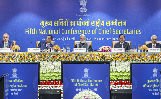 Had insightful discussions on governance, reforms at chief secretaries' meet: PM Modi