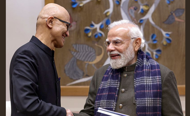 Microsoft commits USD 17.5 billion investment in India: CEO Satya Nadella