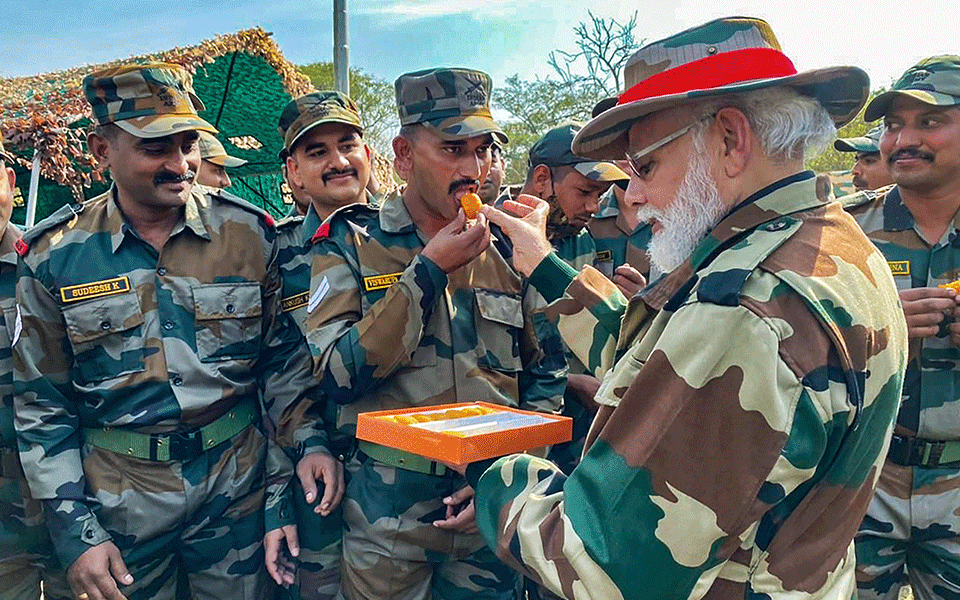 Modi Wearing Indian Army Uniform Is A Punishable Offence