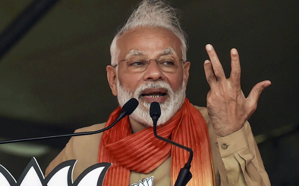 'Where is beti bachao, beti padhao' man shouts in front of PM Modi as he was addressing poll rally