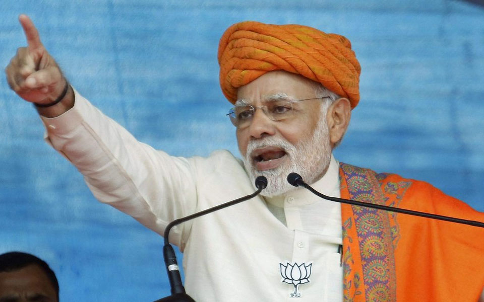 Modi says greed for power has united opposition