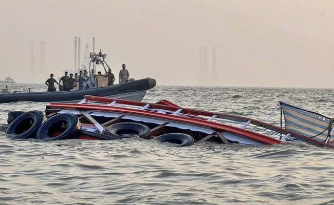 Man and child still missing after ferry-Navy craft collision off Mumbai coast