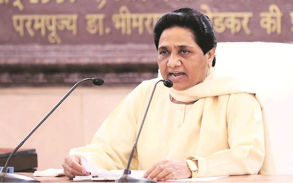 BJP patronizing mob lynching forces, alleges Mayawati