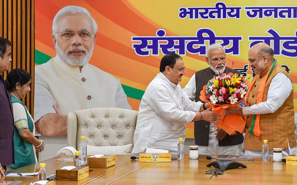 J P Nadda appointed BJP's working president, Amit Shah remains party President