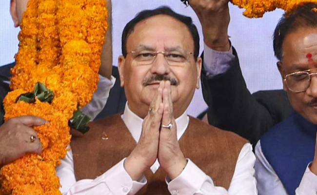 BJP president Nadda asks Congress to 'stop lying' on Ambedkar issue