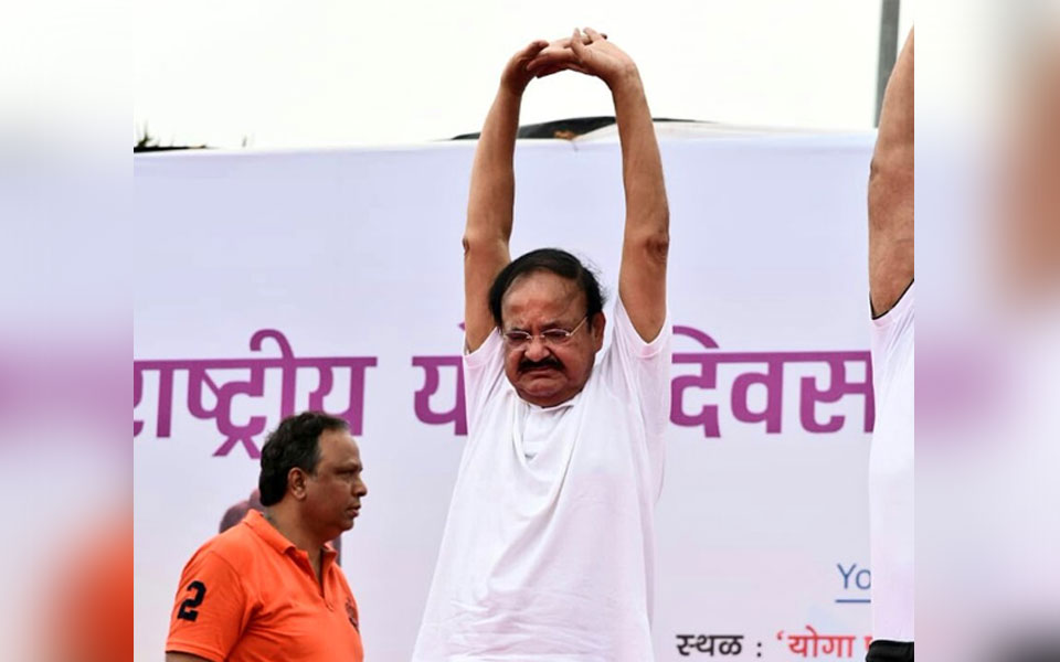 Yoga has nothing to do with religion: Vice President